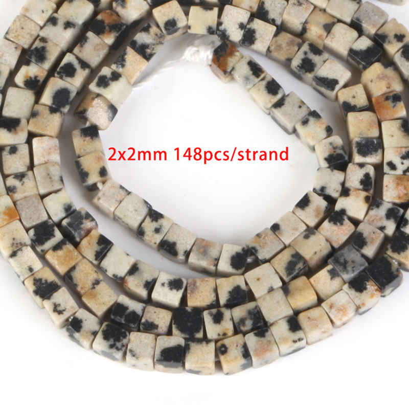 2x2mm square spotted stone See pictures