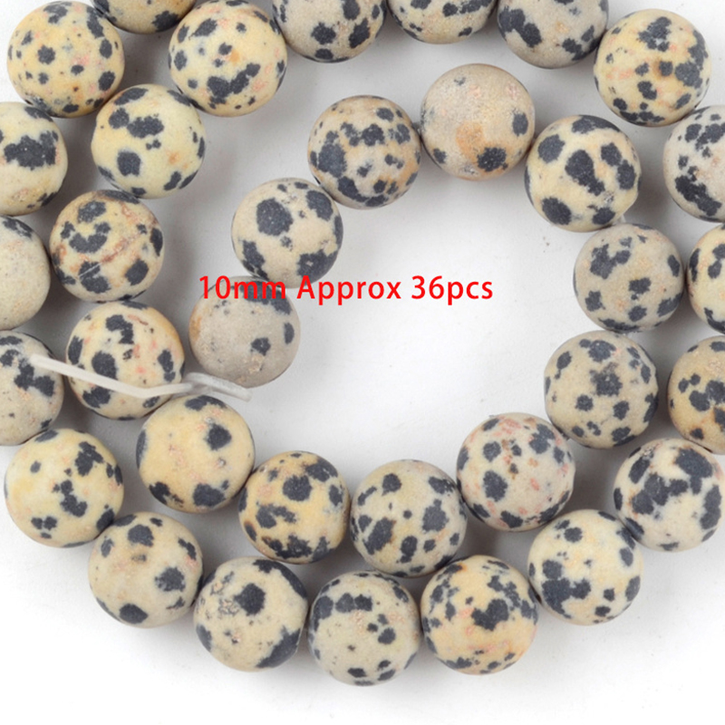 12:10mm frosted spotted stone