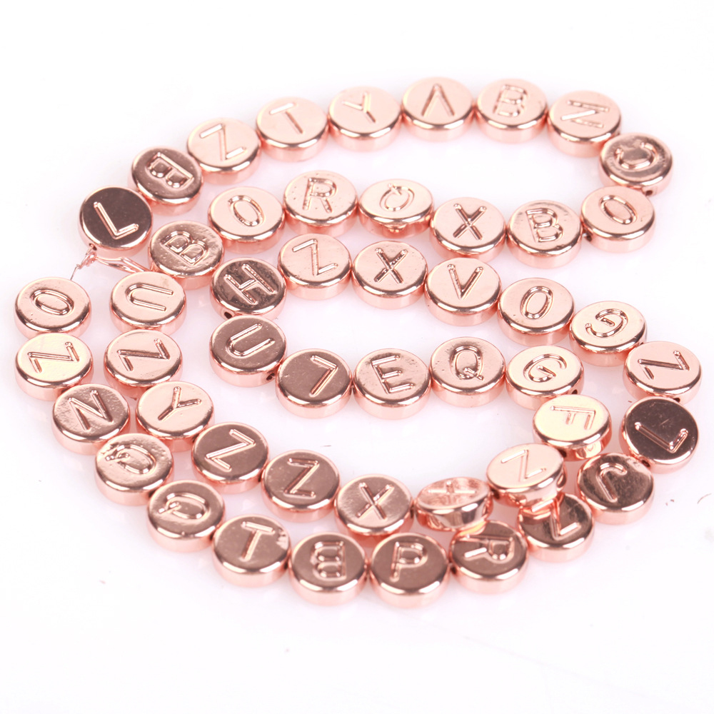 1:random letters rose gold