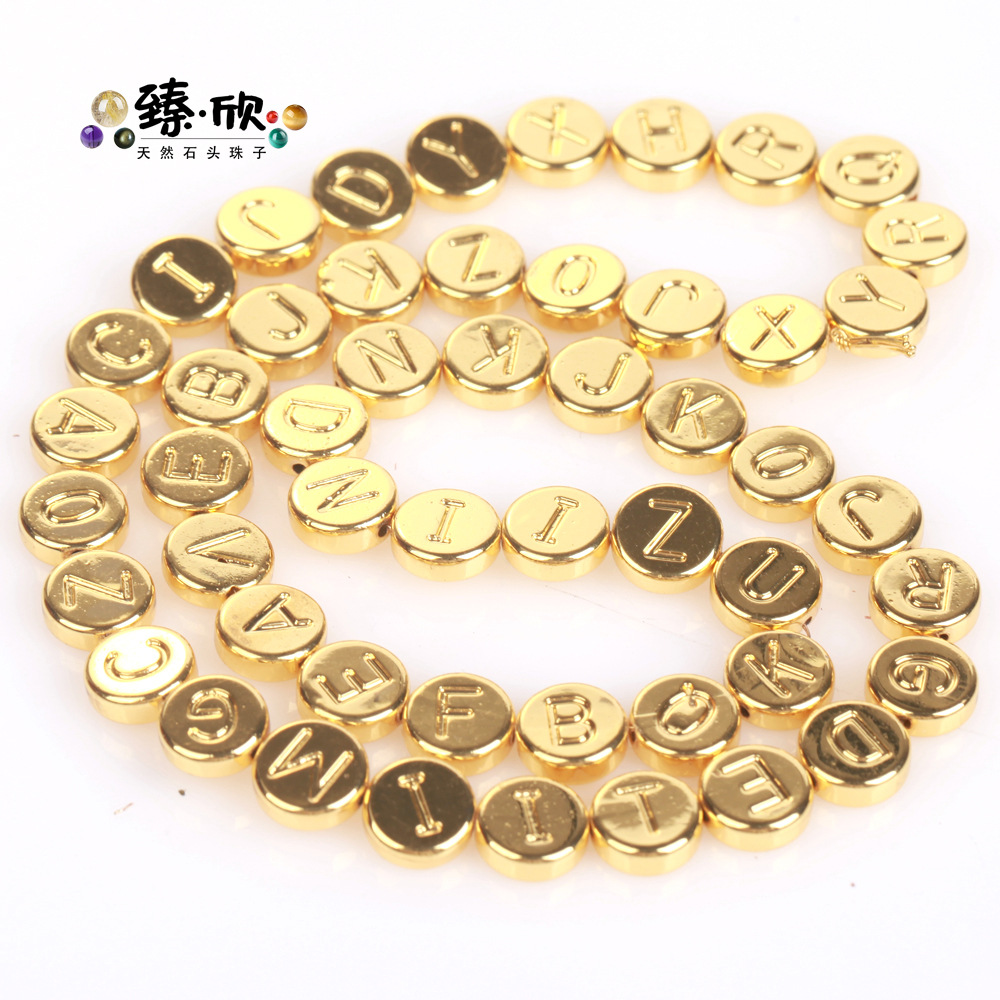 3:random letters gold