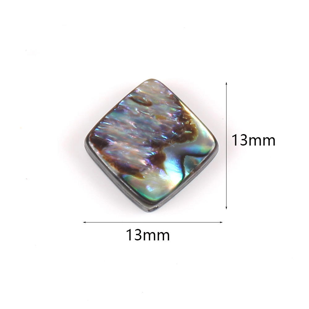 2:13x13mm diamond abalone shell