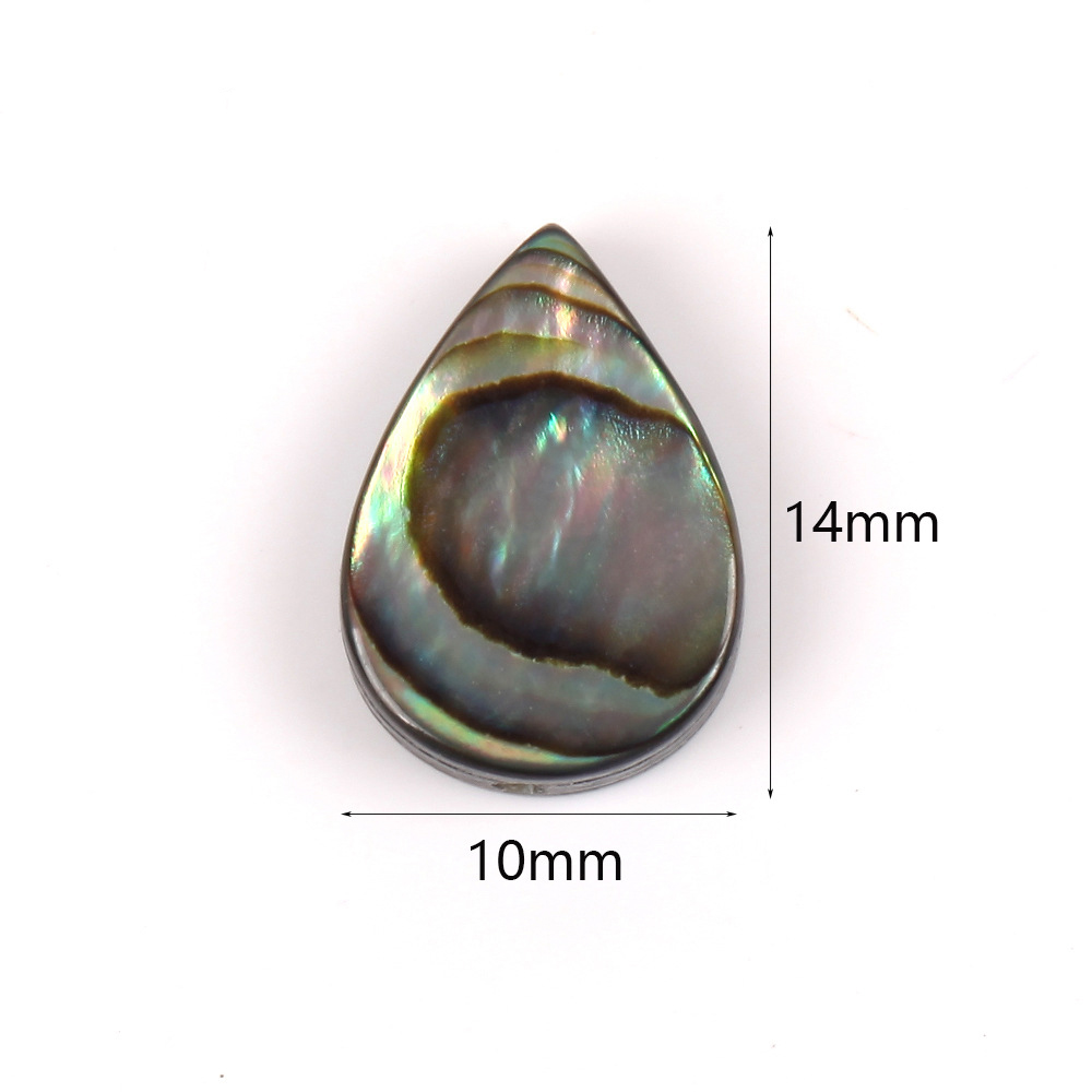 4:10x14mm drop-shaped vertical wear abalone shellfish