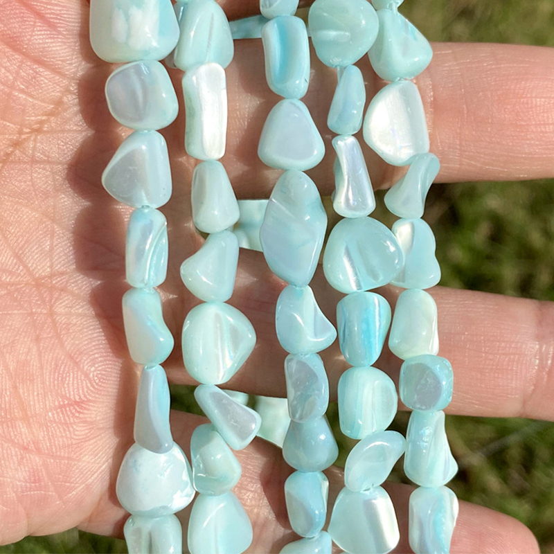 1:7-8mm seashell gravel blue