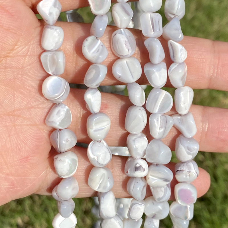 4:7-8mm seashell gravel light gray