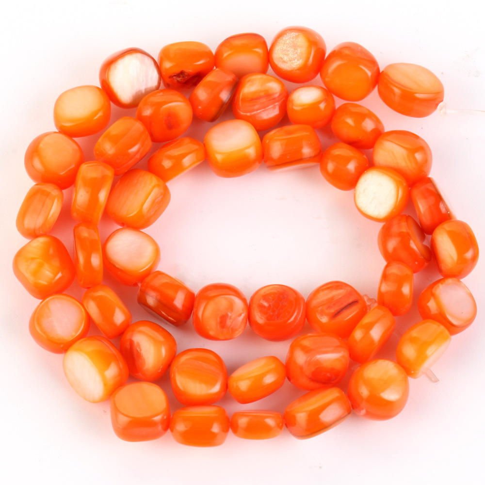 6:8mm shell orange red