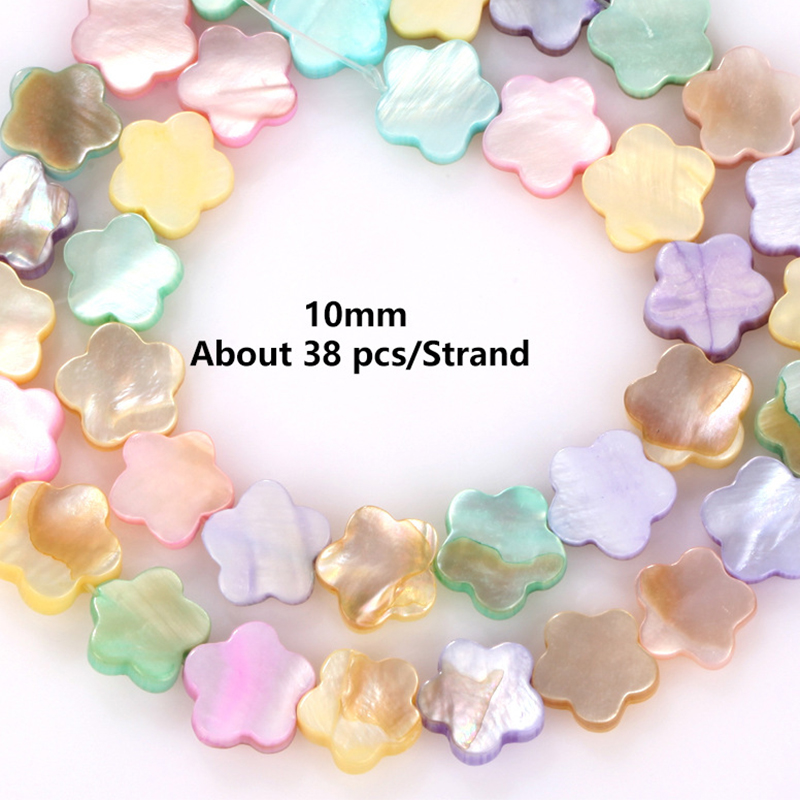 Macaron shell 10mm plum blossom