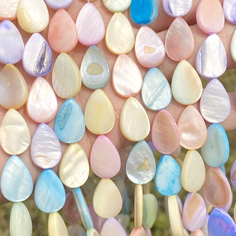 9:Macaron color shell 9x13mm water drop