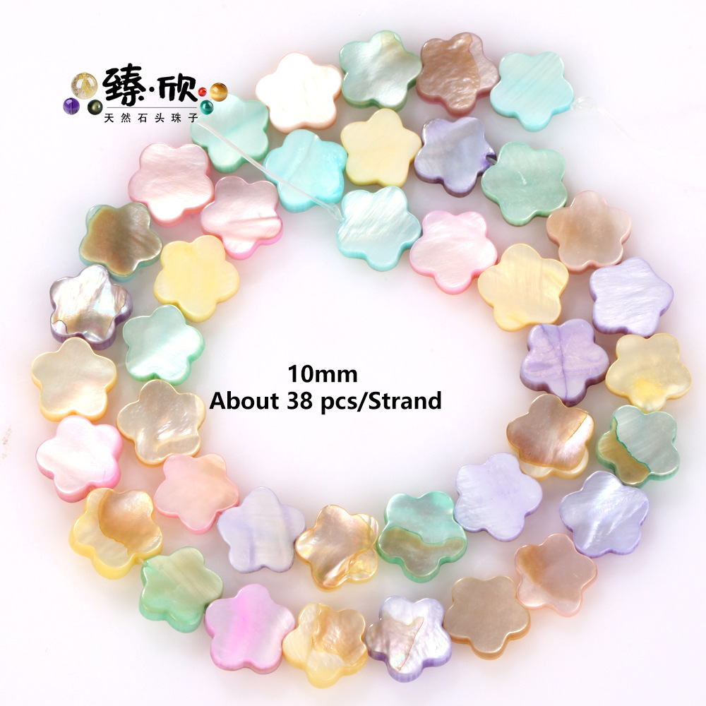 26:Macaron shell 10mm plum blossom