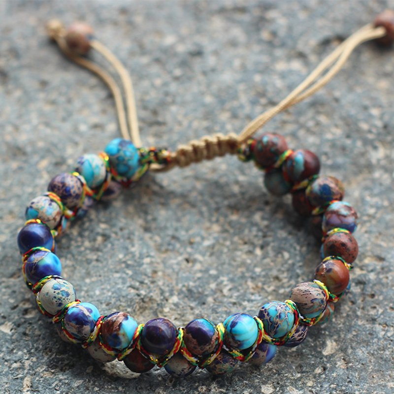 Blue purple imperial stone