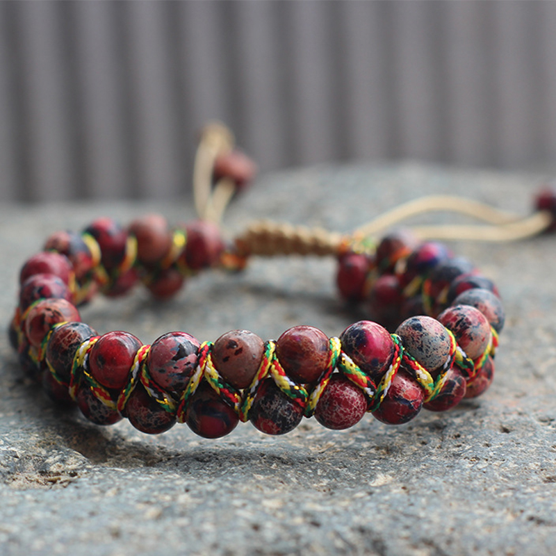 Blue and red emperor stone