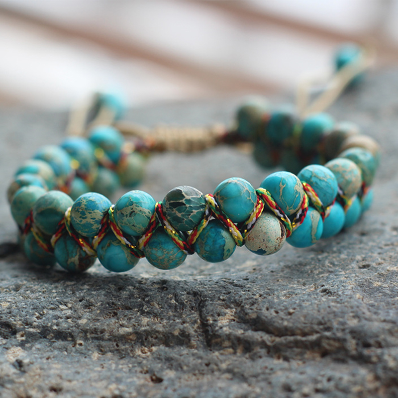 6:Blue Turquoise emperor stone