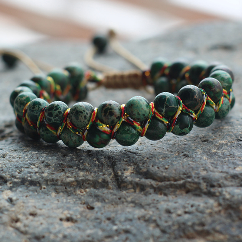 10:Dark green emperor stone