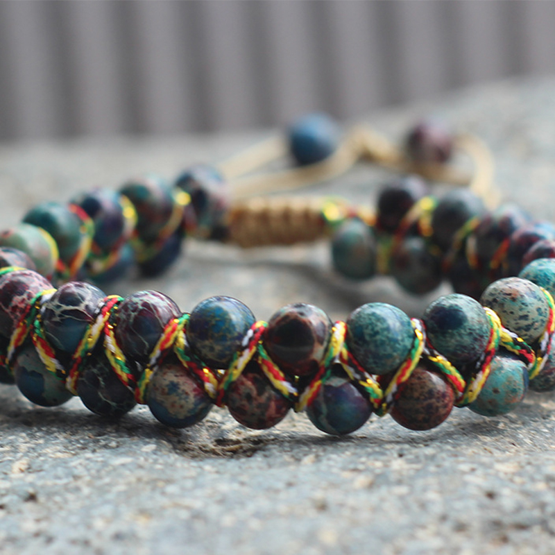 13:Purple green emperor stone