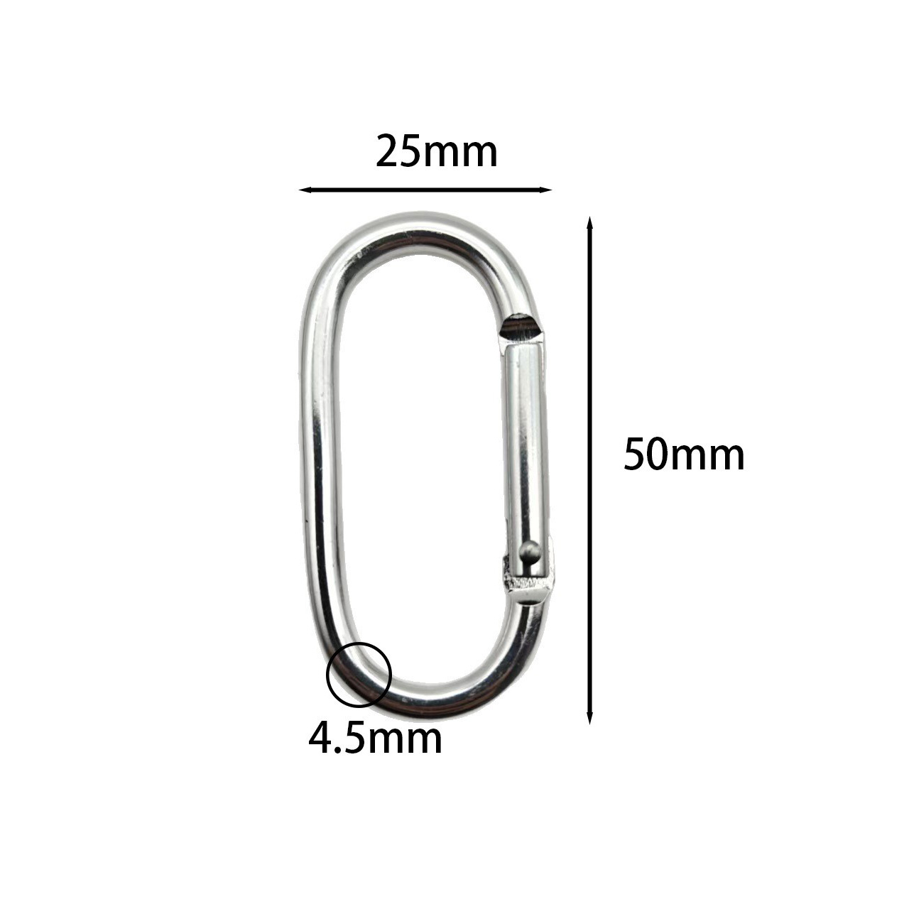 3:No. 5 4.5 wire diameter silver