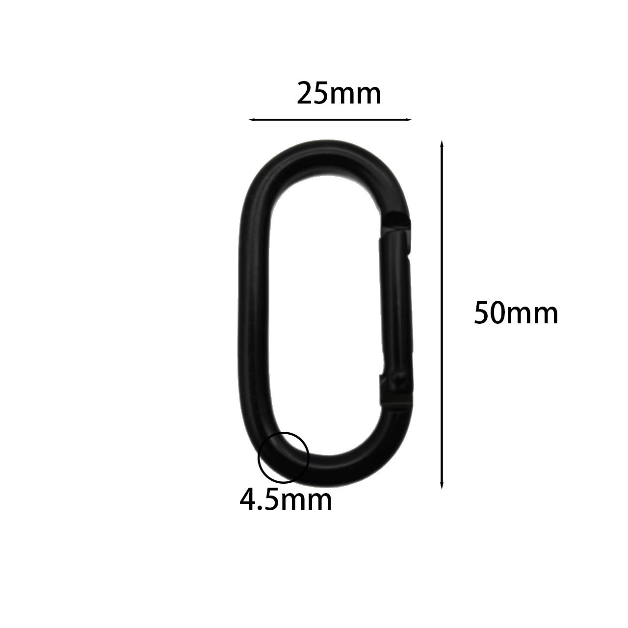 5:No. 5 4.5 wire diameter all black
