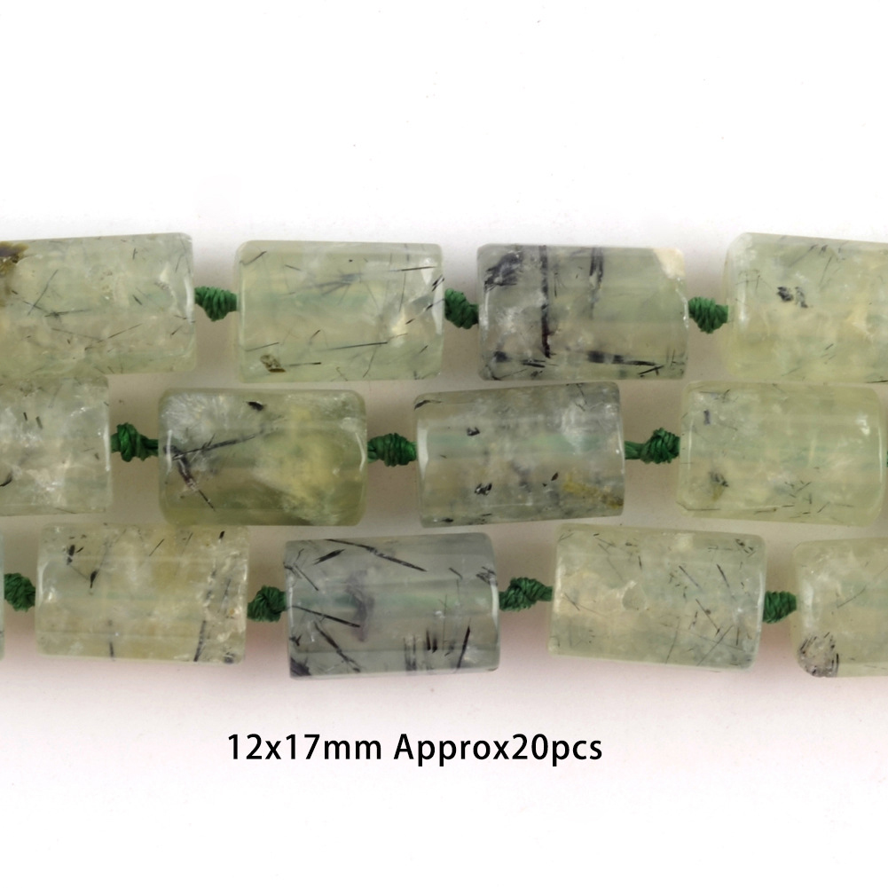 5:12x17mm cylindrical prehnite