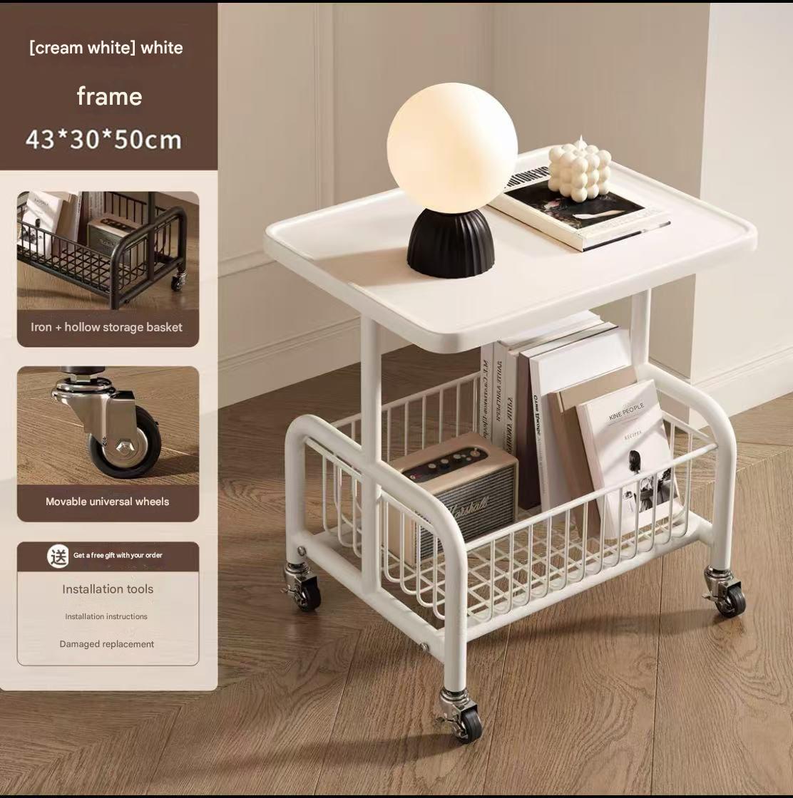 Grooved model cream white-white frame