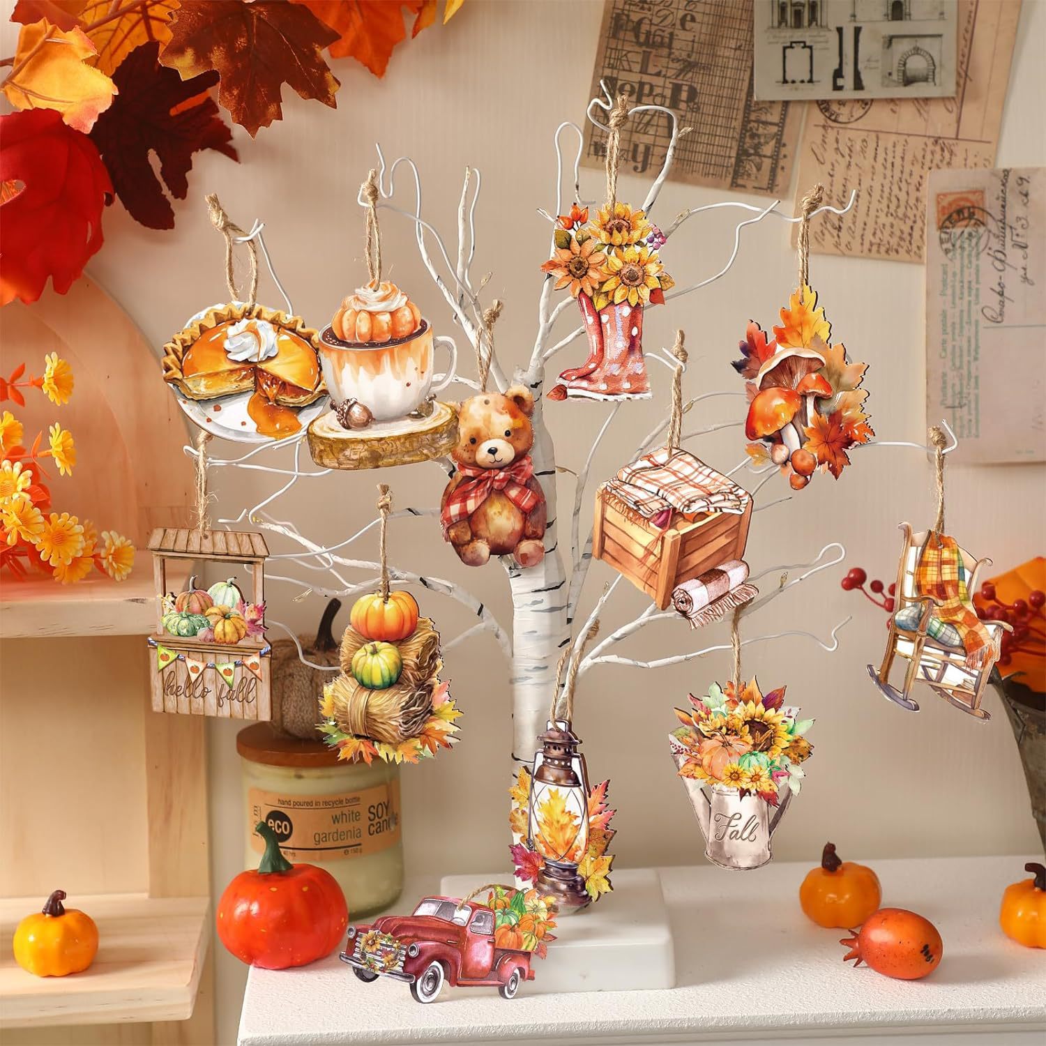 24 piece set One-sided printing