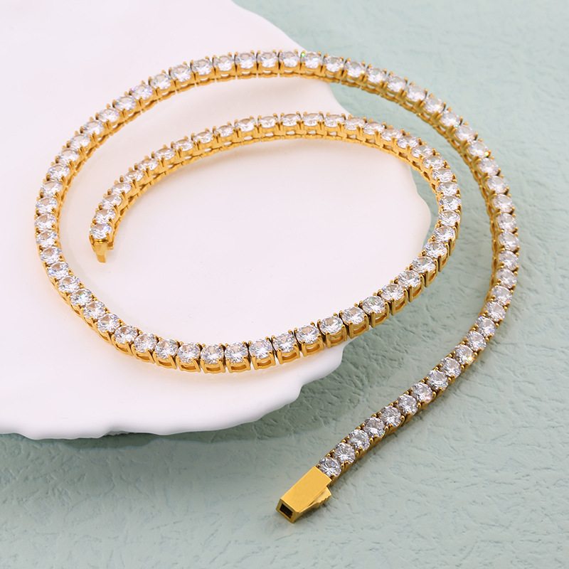 5mm wide gold 50cm long n0123g-50