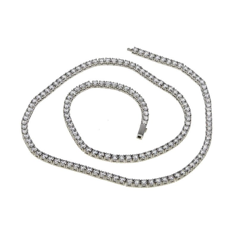 11:4mm wide steel color 50cm long n0122s-50
