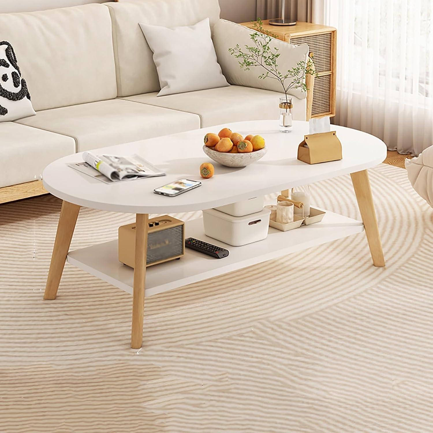 [double-layer model] cream cedar white 120cm