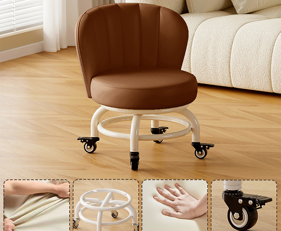 Upgraded carbon steel frame: deep coffee [with] gold diamond brake wheels