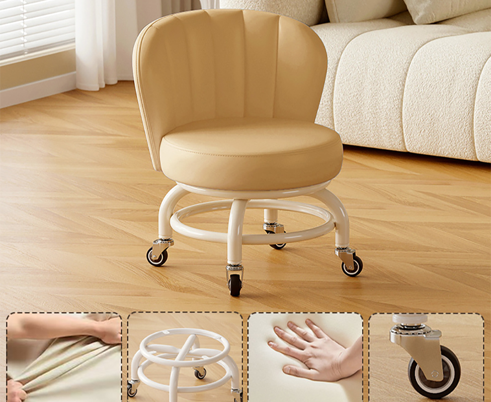 Upgraded carbon steel frame: qianka [with] silent rubber wheels