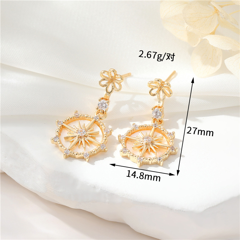 14K gold WX22284 white shell plated