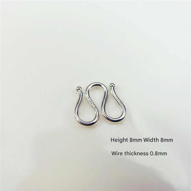 1:Small 0.8mm thick double open without ring