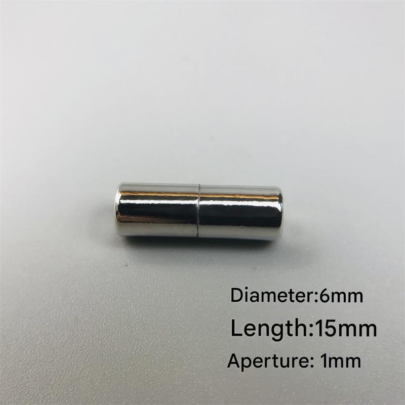 C large screw buckle 6mm silver