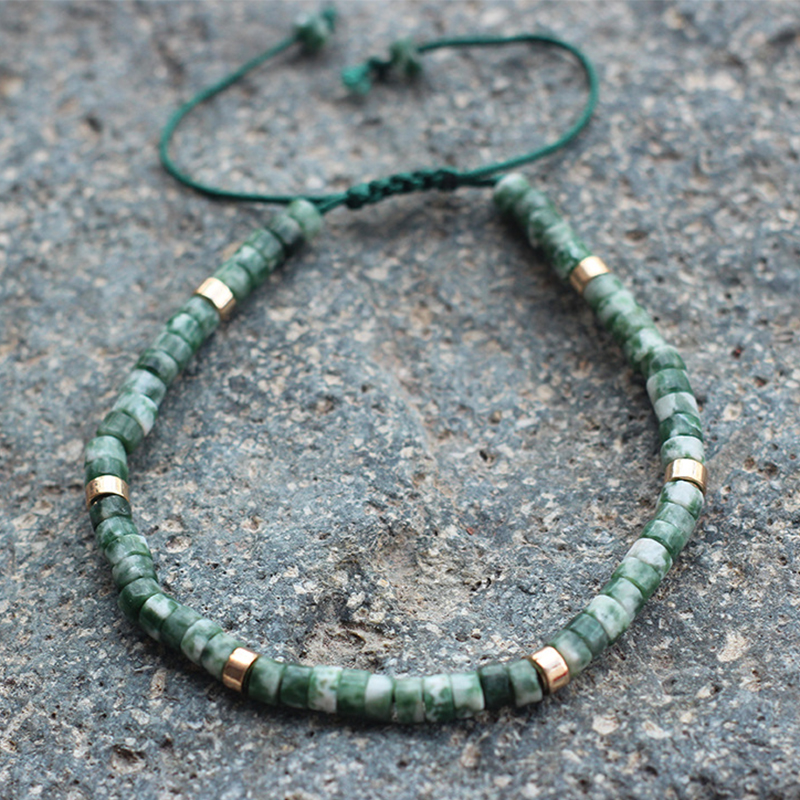 Blue emperor stone gold spacer