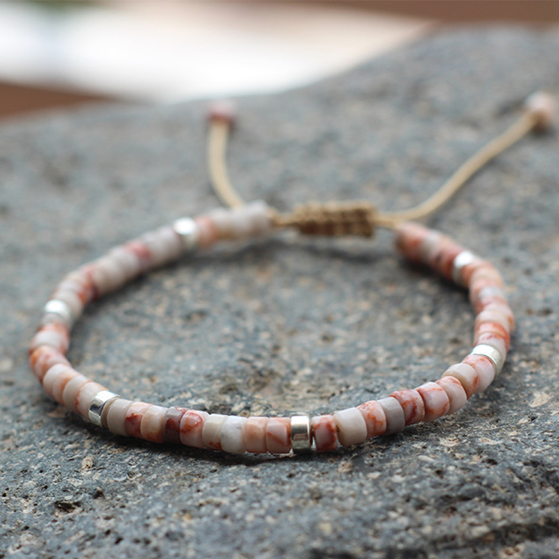 Red network silver spacer