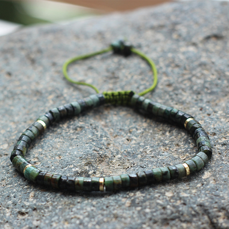 54:African Turquoise gold spacer