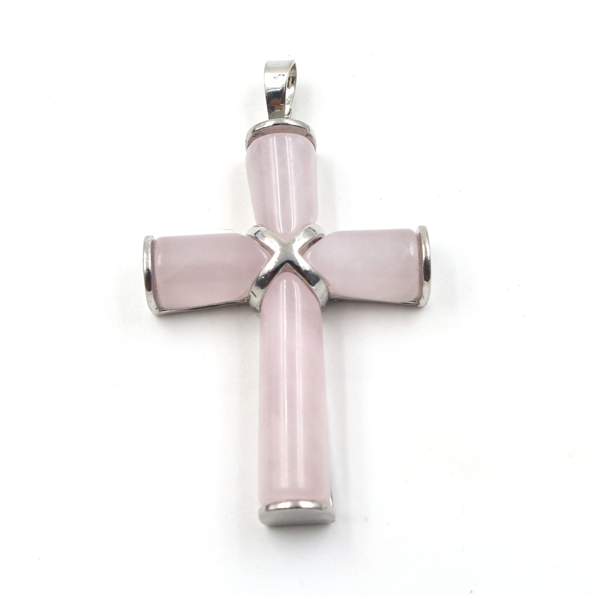 2:Rose quartz (excluding chain)