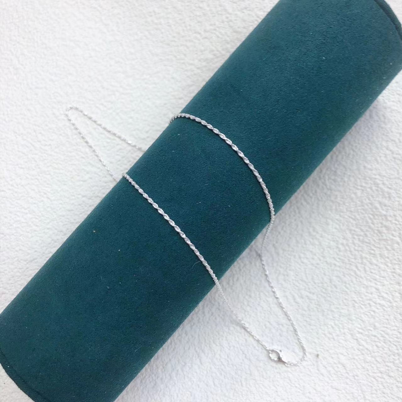 21:Twist chain-45cm-silver