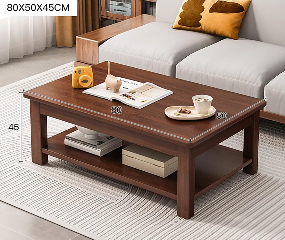 Dark walnut color 80cm (double layer)