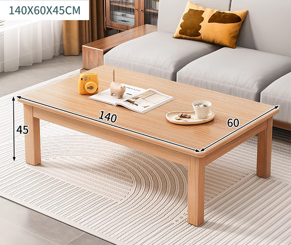 Rubber wood color 140cm (single layer)