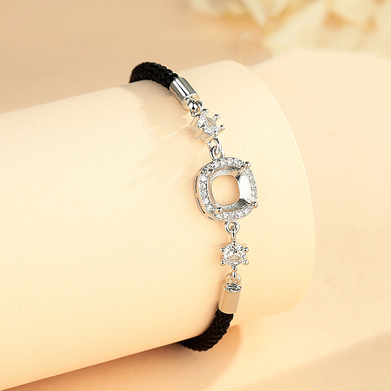 8:Hand rope chain Fat square 9x9mm