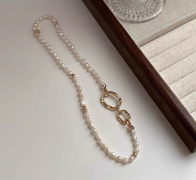 2:Xl30-2 short necklace 4-5mm/length about 39-40cm