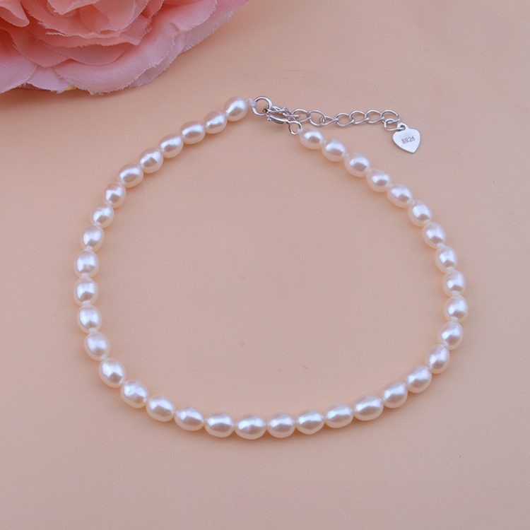 1:Silver button bracelet