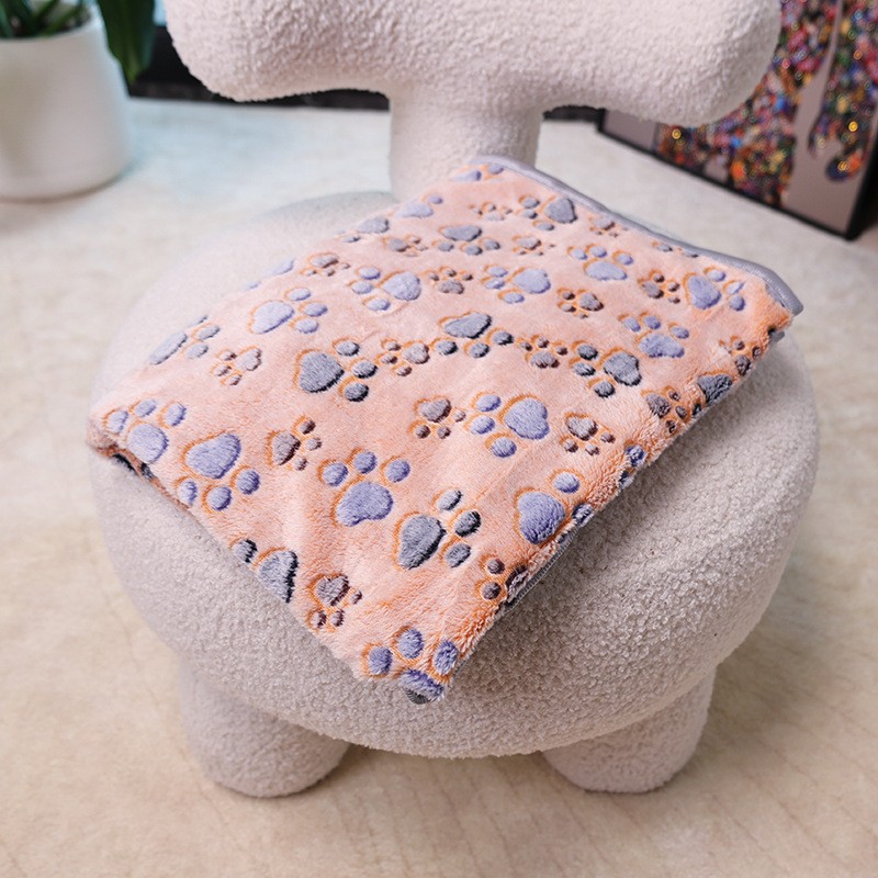 Light brown footprints