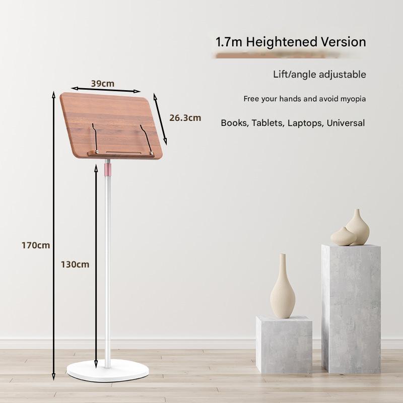 Floor-standing 50cm-1.7m white telescopic model