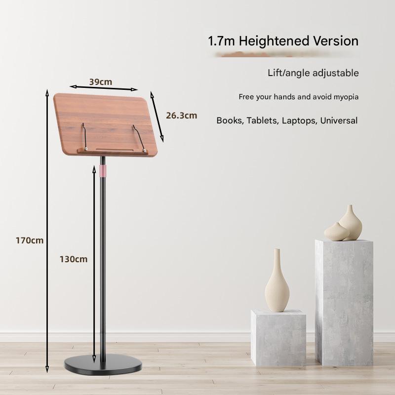 Floor-standing 50cm-1.7m black telescopic model