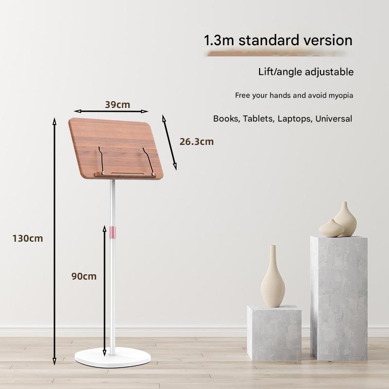 Floor-standing 50cm-1.3m white telescopic model