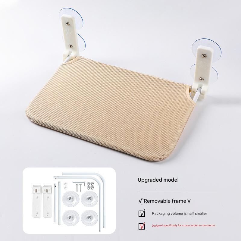 Upgraded version of double suction cup mesh beige