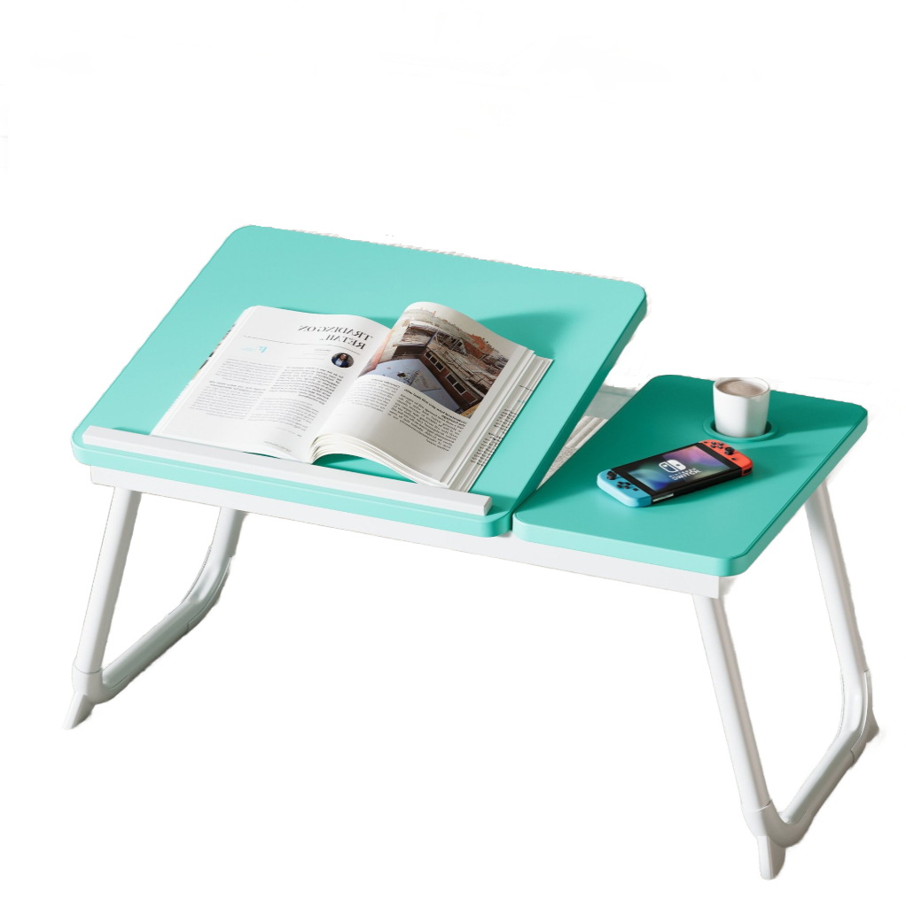 White frame with Lake Blue