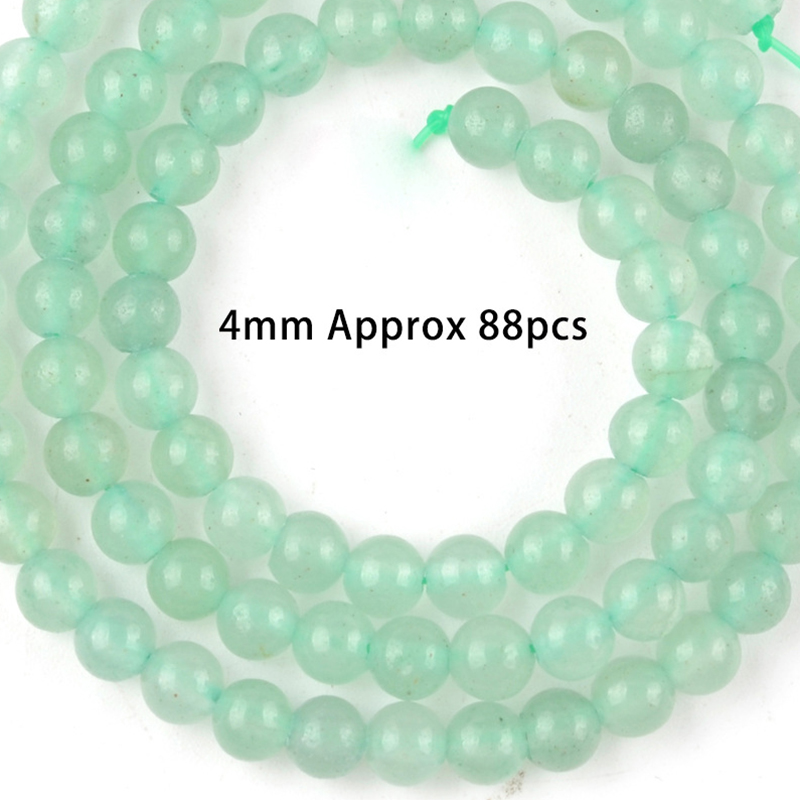 3:4mm natural green aventurine