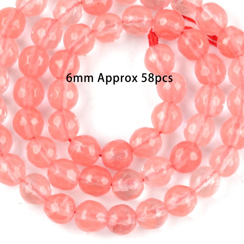 6mm cut watermelon red Size