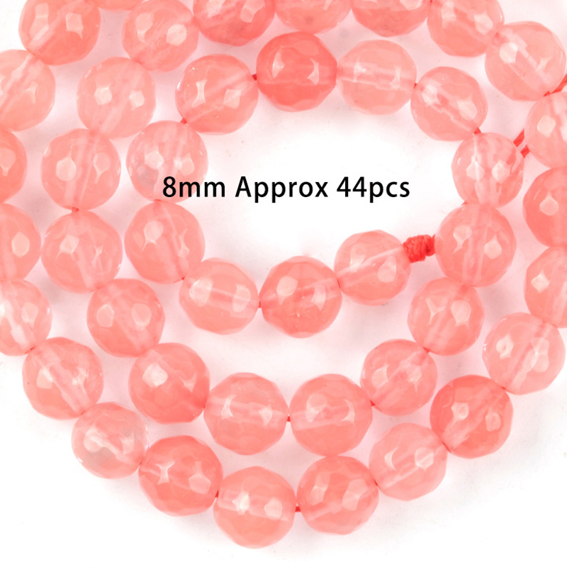 8mm cut watermelon red Size