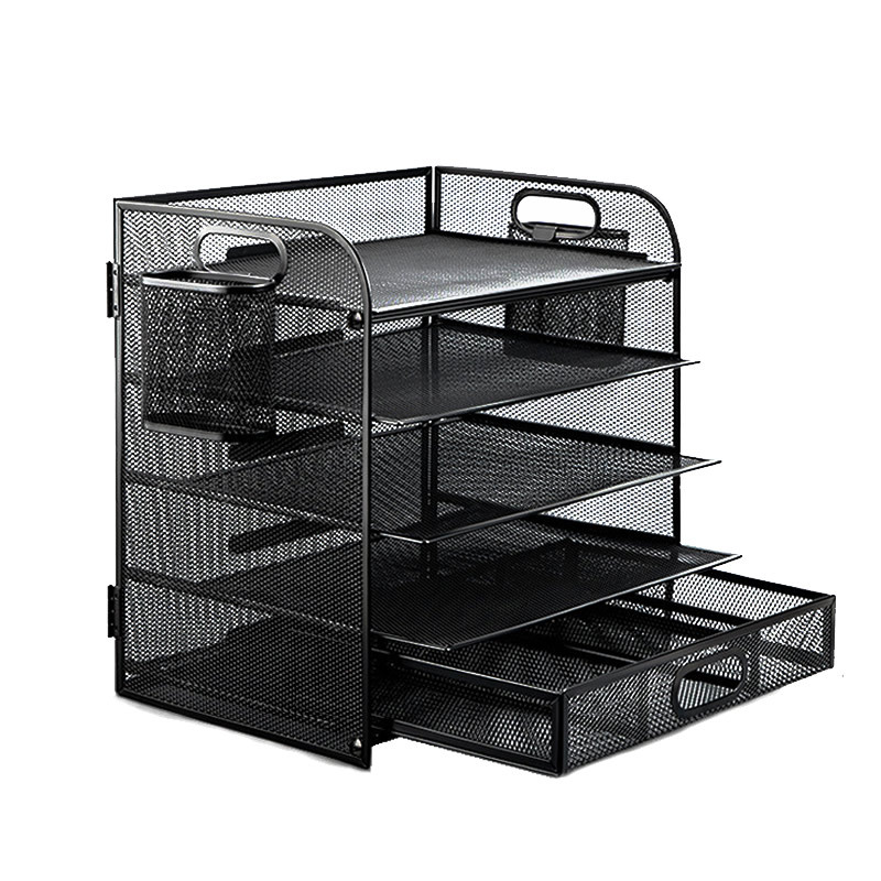 5 layers-with drawer-double pen holder